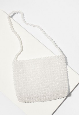 L. Clearly Beaded Shoulder Bag