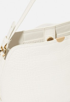 L. Open Dome Satchel - White