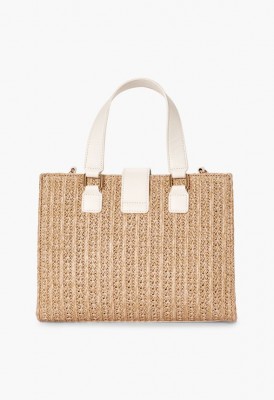L. Weekend in Venice Satchel - Bone Croc