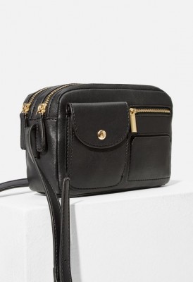 L. Utility Crossbody Bag - Black