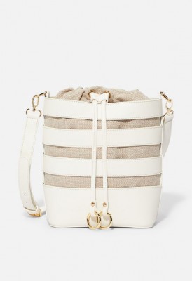 L. Chandler Date Shoulder Bag - White