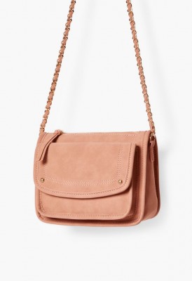 L. Sticked Up Compartment Crossbody Bag - Blush
