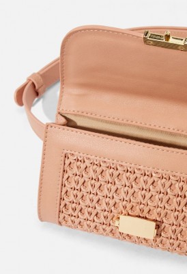 L. Rattan Belt Bag - Blush